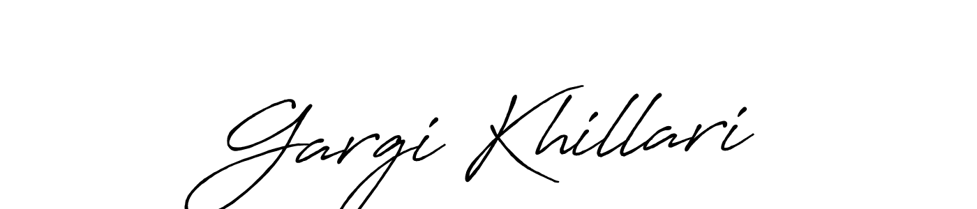 Once you've used our free online signature maker to create your best signature Antro_Vectra_Bolder style, it's time to enjoy all of the benefits that Gargi Khillari name signing documents. Gargi Khillari signature style 7 images and pictures png