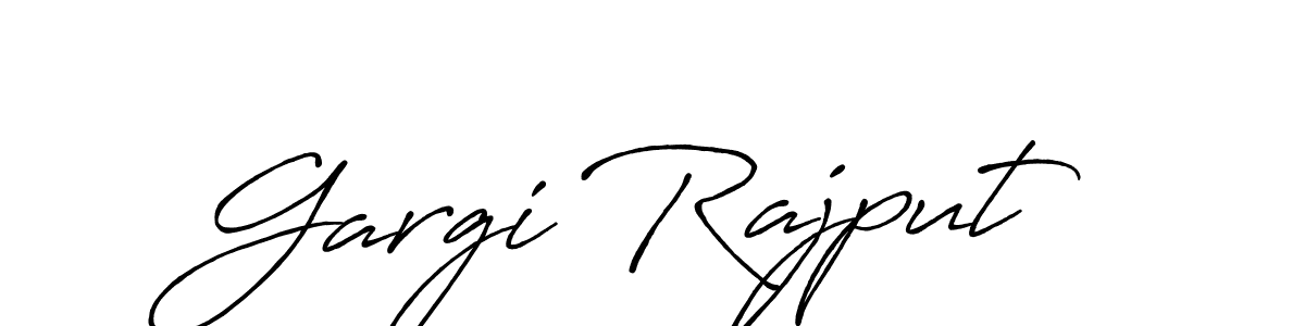 Design your own signature with our free online signature maker. With this signature software, you can create a handwritten (Antro_Vectra_Bolder) signature for name Gargi Rajput. Gargi Rajput signature style 7 images and pictures png