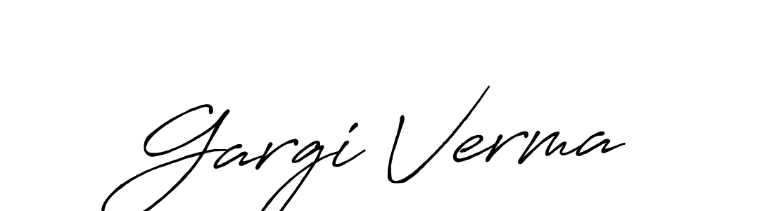 Make a short Gargi Verma signature style. Manage your documents anywhere anytime using Antro_Vectra_Bolder. Create and add eSignatures, submit forms, share and send files easily. Gargi Verma signature style 7 images and pictures png