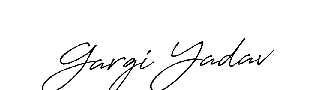 How to make Gargi Yadav signature? Antro_Vectra_Bolder is a professional autograph style. Create handwritten signature for Gargi Yadav name. Gargi Yadav signature style 7 images and pictures png