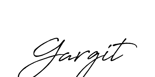 Create a beautiful signature design for name Gargit. With this signature (Antro_Vectra_Bolder) fonts, you can make a handwritten signature for free. Gargit signature style 7 images and pictures png