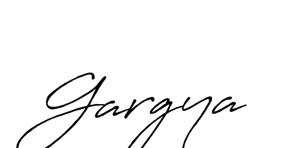 Design your own signature with our free online signature maker. With this signature software, you can create a handwritten (Antro_Vectra_Bolder) signature for name Gargya. Gargya signature style 7 images and pictures png