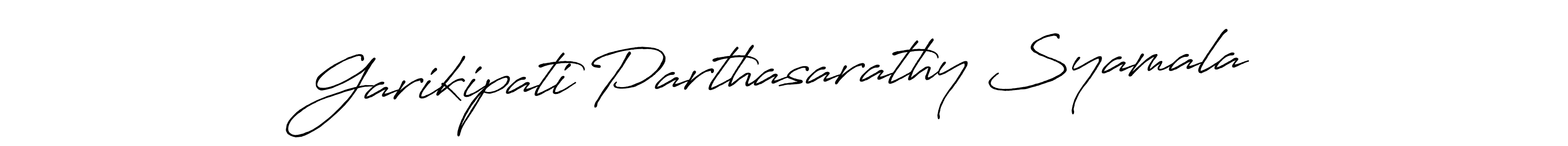 It looks lik you need a new signature style for name Garikipati Parthasarathy Syamala. Design unique handwritten (Antro_Vectra_Bolder) signature with our free signature maker in just a few clicks. Garikipati Parthasarathy Syamala signature style 7 images and pictures png