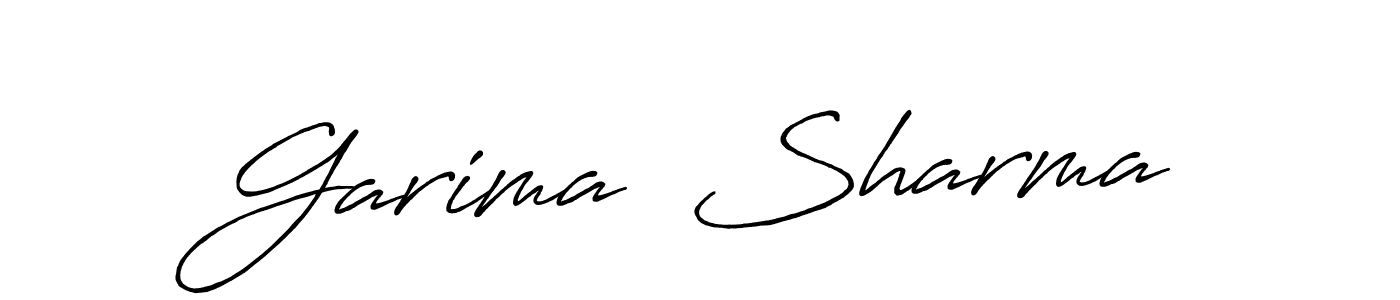 Design your own signature with our free online signature maker. With this signature software, you can create a handwritten (Antro_Vectra_Bolder) signature for name Garima  Sharma. Garima  Sharma signature style 7 images and pictures png