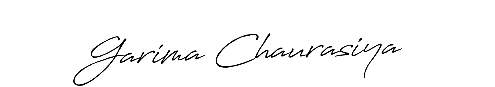 Also we have Garima Chaurasiya name is the best signature style. Create professional handwritten signature collection using Antro_Vectra_Bolder autograph style. Garima Chaurasiya signature style 7 images and pictures png