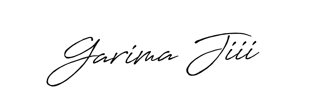 Garima Jiii stylish signature style. Best Handwritten Sign (Antro_Vectra_Bolder) for my name. Handwritten Signature Collection Ideas for my name Garima Jiii. Garima Jiii signature style 7 images and pictures png