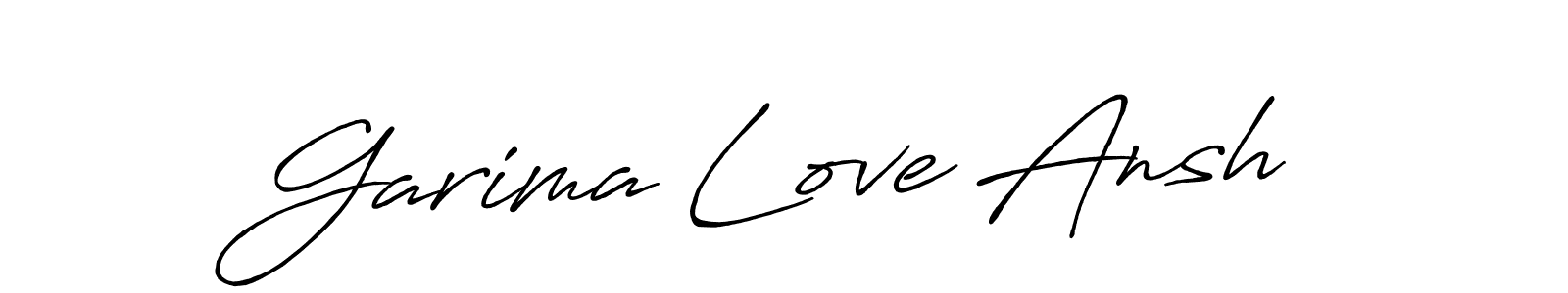 Once you've used our free online signature maker to create your best signature Antro_Vectra_Bolder style, it's time to enjoy all of the benefits that Garima Love Ansh name signing documents. Garima Love Ansh signature style 7 images and pictures png