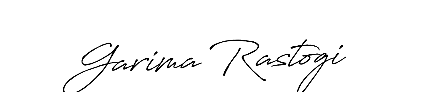 Antro_Vectra_Bolder is a professional signature style that is perfect for those who want to add a touch of class to their signature. It is also a great choice for those who want to make their signature more unique. Get Garima Rastogi name to fancy signature for free. Garima Rastogi signature style 7 images and pictures png