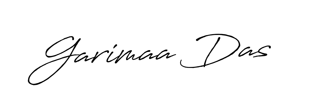 Use a signature maker to create a handwritten signature online. With this signature software, you can design (Antro_Vectra_Bolder) your own signature for name Garimaa Das. Garimaa Das signature style 7 images and pictures png