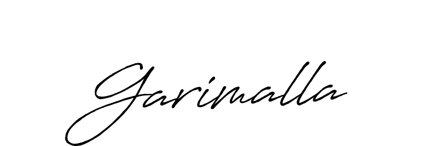 It looks lik you need a new signature style for name Garimalla. Design unique handwritten (Antro_Vectra_Bolder) signature with our free signature maker in just a few clicks. Garimalla signature style 7 images and pictures png