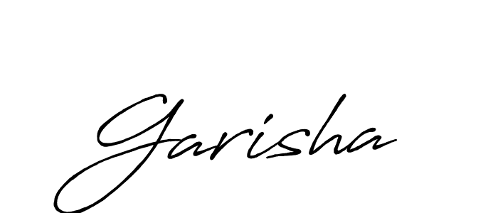 Also we have Garisha name is the best signature style. Create professional handwritten signature collection using Antro_Vectra_Bolder autograph style. Garisha signature style 7 images and pictures png