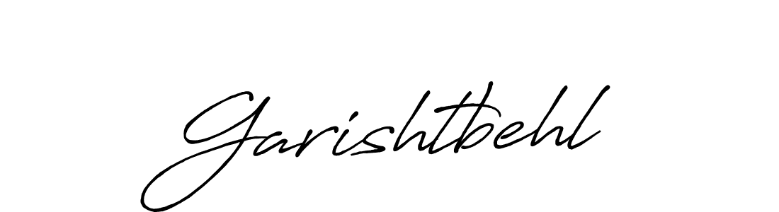 The best way (Antro_Vectra_Bolder) to make a short signature is to pick only two or three words in your name. The name Garishtbehl include a total of six letters. For converting this name. Garishtbehl signature style 7 images and pictures png