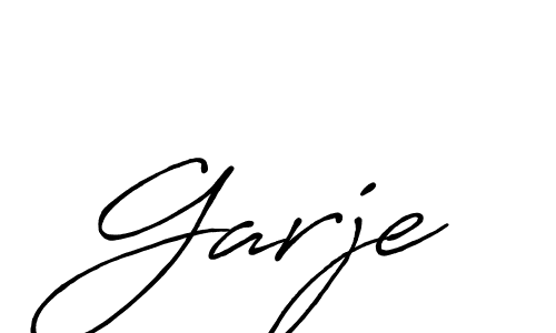 How to make Garje signature? Antro_Vectra_Bolder is a professional autograph style. Create handwritten signature for Garje name. Garje signature style 7 images and pictures png