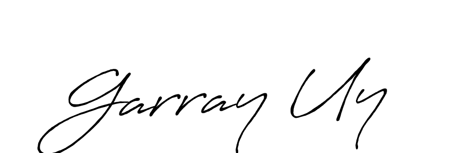 Make a beautiful signature design for name Garray Uy. With this signature (Antro_Vectra_Bolder) style, you can create a handwritten signature for free. Garray Uy signature style 7 images and pictures png