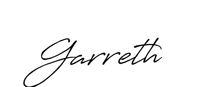 Also we have Garreth name is the best signature style. Create professional handwritten signature collection using Antro_Vectra_Bolder autograph style. Garreth signature style 7 images and pictures png