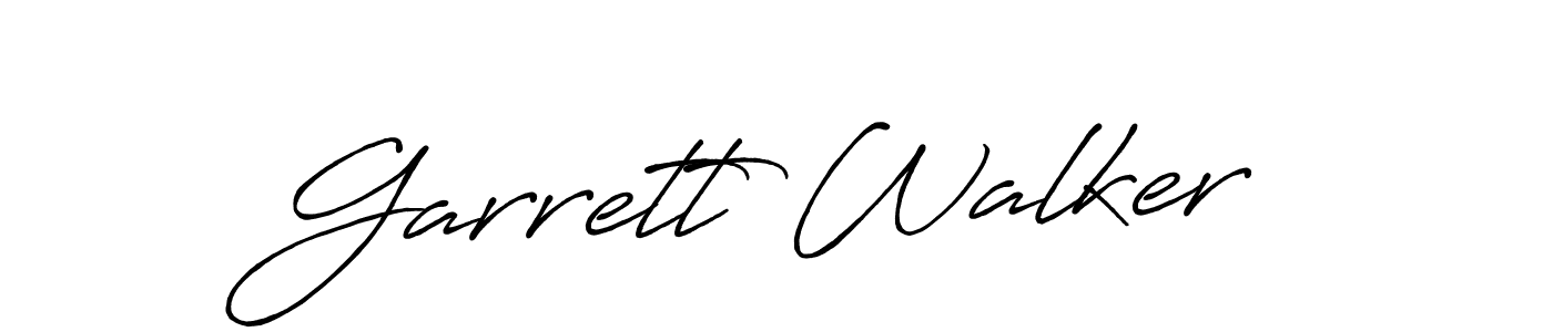 Create a beautiful signature design for name Garrett Walker. With this signature (Antro_Vectra_Bolder) fonts, you can make a handwritten signature for free. Garrett Walker signature style 7 images and pictures png