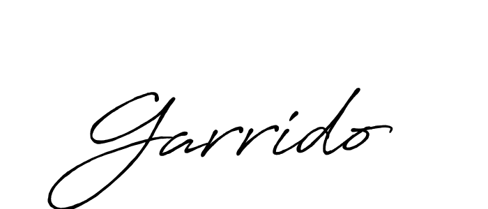 It looks lik you need a new signature style for name Garrido. Design unique handwritten (Antro_Vectra_Bolder) signature with our free signature maker in just a few clicks. Garrido signature style 7 images and pictures png