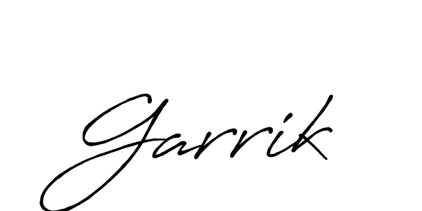 Similarly Antro_Vectra_Bolder is the best handwritten signature design. Signature creator online .You can use it as an online autograph creator for name Garrik. Garrik signature style 7 images and pictures png