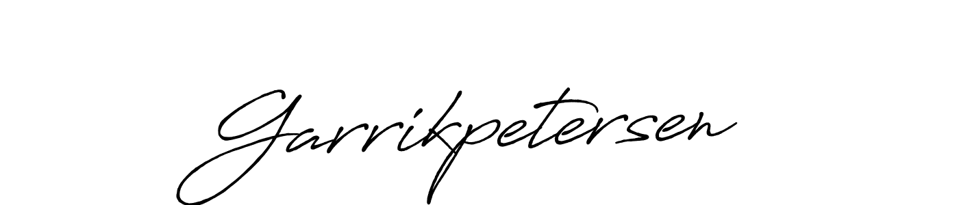 Use a signature maker to create a handwritten signature online. With this signature software, you can design (Antro_Vectra_Bolder) your own signature for name Garrikpetersen. Garrikpetersen signature style 7 images and pictures png