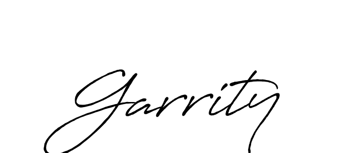 Garrity stylish signature style. Best Handwritten Sign (Antro_Vectra_Bolder) for my name. Handwritten Signature Collection Ideas for my name Garrity. Garrity signature style 7 images and pictures png