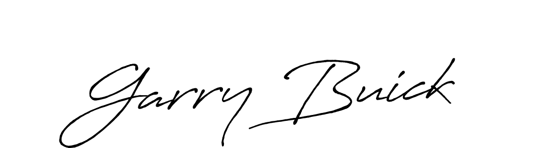 You should practise on your own different ways (Antro_Vectra_Bolder) to write your name (Garry Buick) in signature. don't let someone else do it for you. Garry Buick signature style 7 images and pictures png