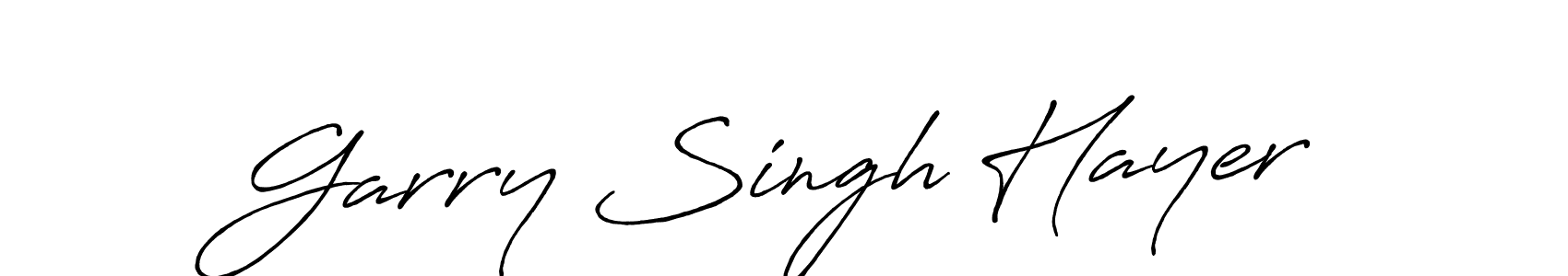 Make a short Garry Singh Hayer signature style. Manage your documents anywhere anytime using Antro_Vectra_Bolder. Create and add eSignatures, submit forms, share and send files easily. Garry Singh Hayer signature style 7 images and pictures png