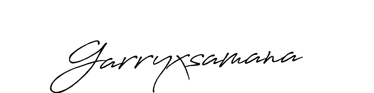 Also we have Garryxsamana name is the best signature style. Create professional handwritten signature collection using Antro_Vectra_Bolder autograph style. Garryxsamana signature style 7 images and pictures png