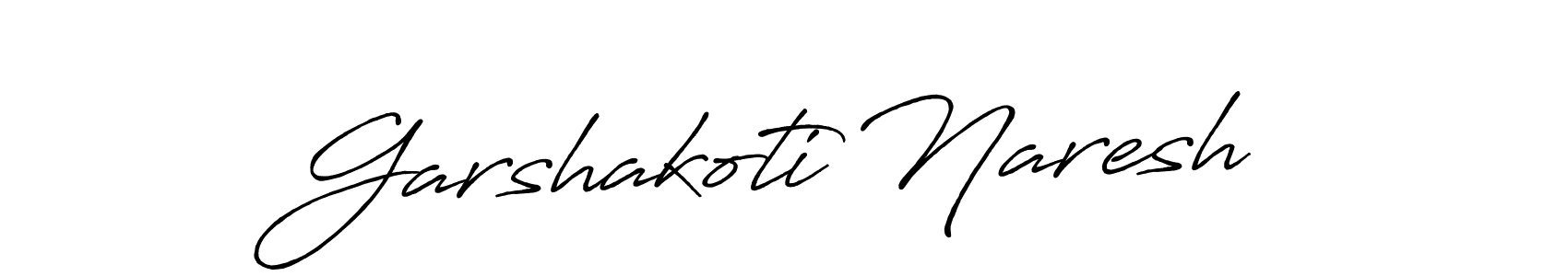 How to make Garshakoti Naresh signature? Antro_Vectra_Bolder is a professional autograph style. Create handwritten signature for Garshakoti Naresh name. Garshakoti Naresh signature style 7 images and pictures png