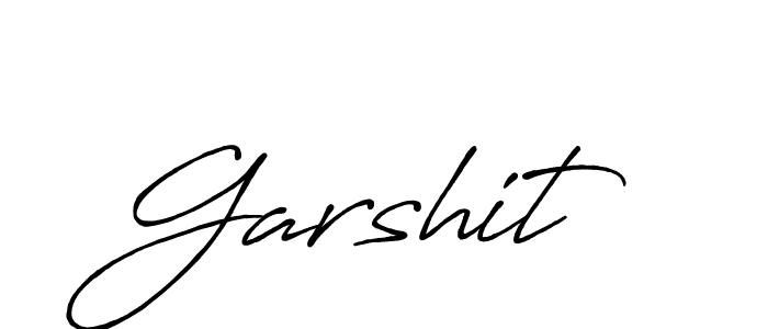 How to make Garshit name signature. Use Antro_Vectra_Bolder style for creating short signs online. This is the latest handwritten sign. Garshit signature style 7 images and pictures png