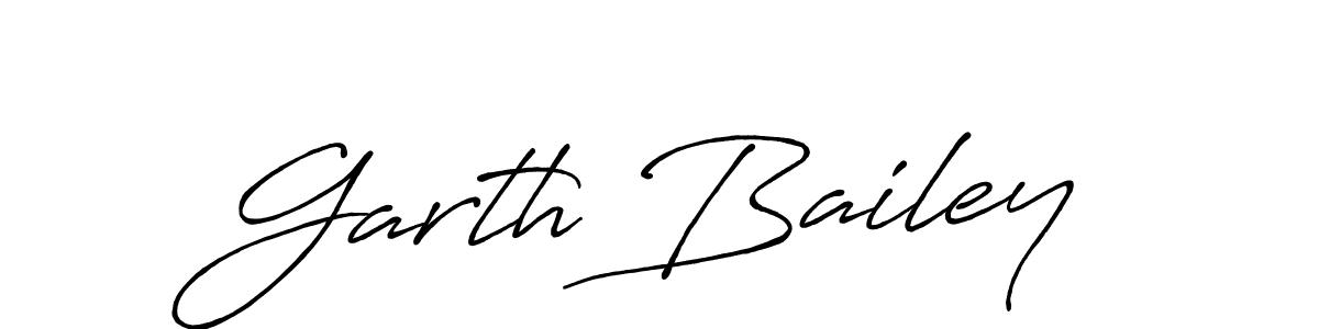 Also we have Garth Bailey name is the best signature style. Create professional handwritten signature collection using Antro_Vectra_Bolder autograph style. Garth Bailey signature style 7 images and pictures png