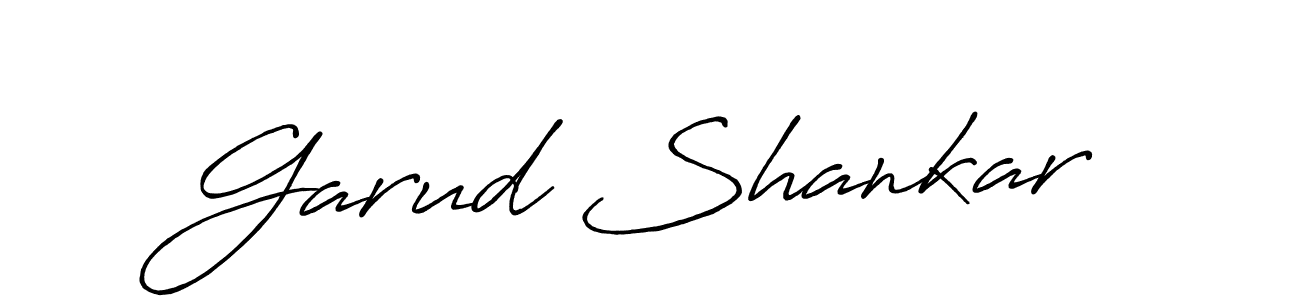 How to make Garud Shankar name signature. Use Antro_Vectra_Bolder style for creating short signs online. This is the latest handwritten sign. Garud Shankar signature style 7 images and pictures png