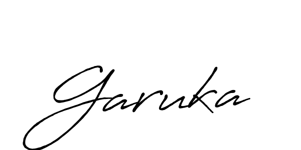 Create a beautiful signature design for name Garuka. With this signature (Antro_Vectra_Bolder) fonts, you can make a handwritten signature for free. Garuka signature style 7 images and pictures png