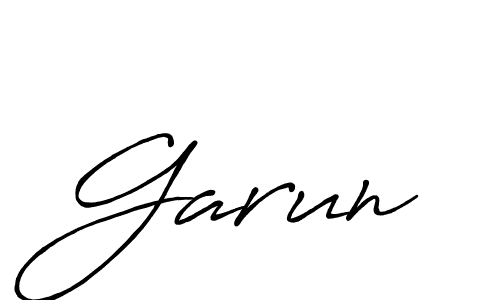 Also You can easily find your signature by using the search form. We will create Garun name handwritten signature images for you free of cost using Antro_Vectra_Bolder sign style. Garun signature style 7 images and pictures png