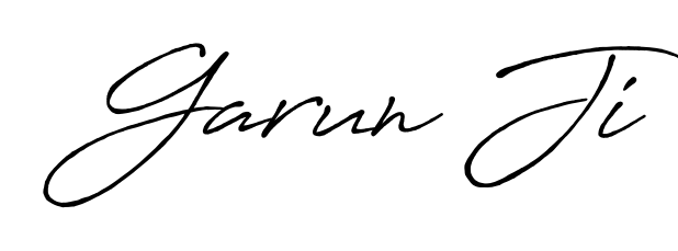 Antro_Vectra_Bolder is a professional signature style that is perfect for those who want to add a touch of class to their signature. Get Garun Ji name fancy signature for free. Garun Ji signature style 7 images and pictures png