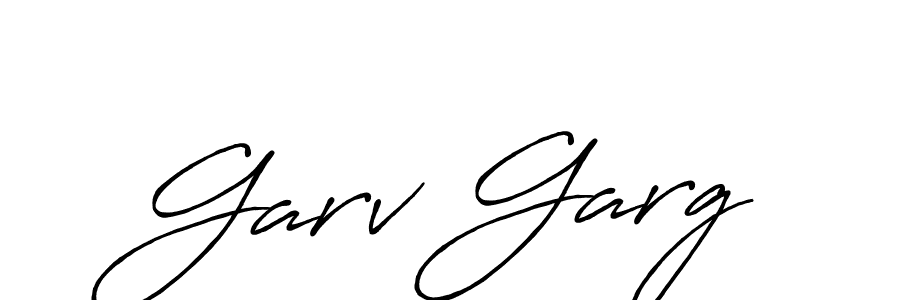if you are searching for the best signature style for your name Garv Garg. so please give up your signature search. here we have designed multiple signature styles  using Antro_Vectra_Bolder. Garv Garg signature style 7 images and pictures png