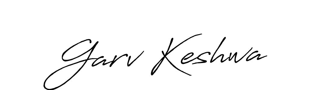 Make a beautiful signature design for name Garv Keshwa. Use this online signature maker to create a handwritten signature for free. Garv Keshwa signature style 7 images and pictures png