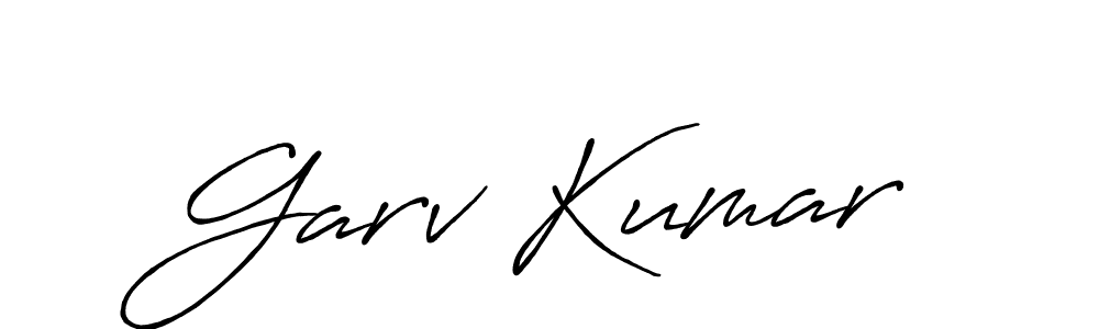 Make a beautiful signature design for name Garv Kumar. Use this online signature maker to create a handwritten signature for free. Garv Kumar signature style 7 images and pictures png