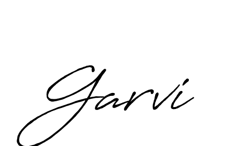 Also You can easily find your signature by using the search form. We will create Garvi name handwritten signature images for you free of cost using Antro_Vectra_Bolder sign style. Garvi signature style 7 images and pictures png