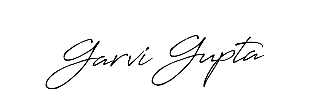 Garvi Gupta stylish signature style. Best Handwritten Sign (Antro_Vectra_Bolder) for my name. Handwritten Signature Collection Ideas for my name Garvi Gupta. Garvi Gupta signature style 7 images and pictures png