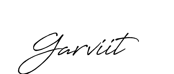 Also we have Garviit name is the best signature style. Create professional handwritten signature collection using Antro_Vectra_Bolder autograph style. Garviit signature style 7 images and pictures png
