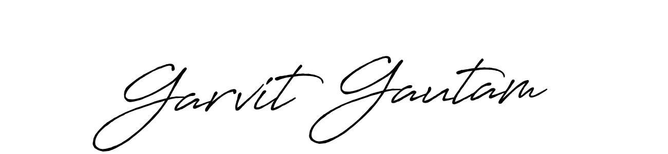 How to Draw Garvit Gautam signature style? Antro_Vectra_Bolder is a latest design signature styles for name Garvit Gautam. Garvit Gautam signature style 7 images and pictures png