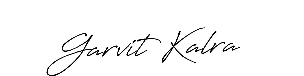 You should practise on your own different ways (Antro_Vectra_Bolder) to write your name (Garvit Kalra) in signature. don't let someone else do it for you. Garvit Kalra signature style 7 images and pictures png