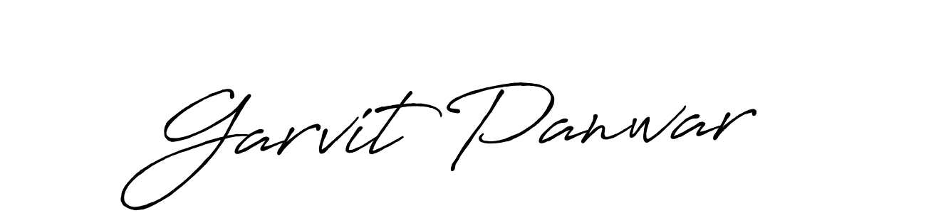 Garvit Panwar stylish signature style. Best Handwritten Sign (Antro_Vectra_Bolder) for my name. Handwritten Signature Collection Ideas for my name Garvit Panwar. Garvit Panwar signature style 7 images and pictures png