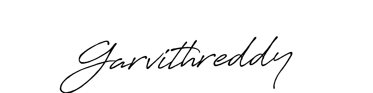 Make a beautiful signature design for name Garvithreddy. Use this online signature maker to create a handwritten signature for free. Garvithreddy signature style 7 images and pictures png