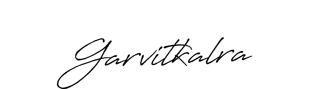 Design your own signature with our free online signature maker. With this signature software, you can create a handwritten (Antro_Vectra_Bolder) signature for name Garvitkalra. Garvitkalra signature style 7 images and pictures png