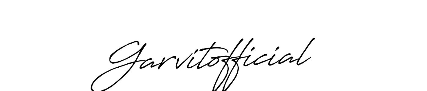 Garvitofficial stylish signature style. Best Handwritten Sign (Antro_Vectra_Bolder) for my name. Handwritten Signature Collection Ideas for my name Garvitofficial. Garvitofficial signature style 7 images and pictures png