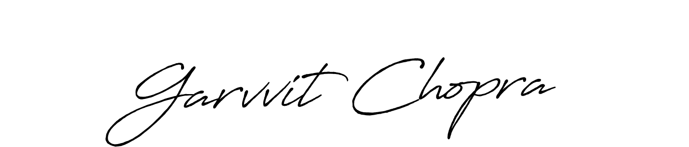 Antro_Vectra_Bolder is a professional signature style that is perfect for those who want to add a touch of class to their signature. It is also a great choice for those who want to make their signature more unique. Get Garvvit Chopra name to fancy signature for free. Garvvit Chopra signature style 7 images and pictures png