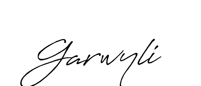 Garwyli stylish signature style. Best Handwritten Sign (Antro_Vectra_Bolder) for my name. Handwritten Signature Collection Ideas for my name Garwyli. Garwyli signature style 7 images and pictures png