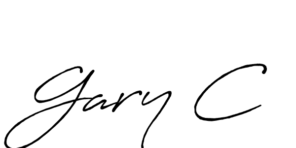 Best and Professional Signature Style for Gary C. Antro_Vectra_Bolder Best Signature Style Collection. Gary C signature style 7 images and pictures png