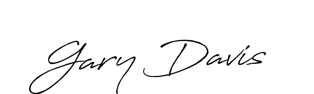 Design your own signature with our free online signature maker. With this signature software, you can create a handwritten (Antro_Vectra_Bolder) signature for name Gary Davis. Gary Davis signature style 7 images and pictures png